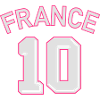 Maillot numéro 10 FRANCE