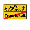 Ortsschild Pinguine Geschenk