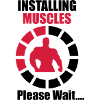 Installing Muscles (Loading) Funny - Musculation