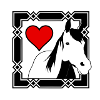 L’amour de l’équitation de cavaliers cadeaux