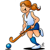 Feldhockey-Mädchen