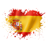 coeur espagne drapeau