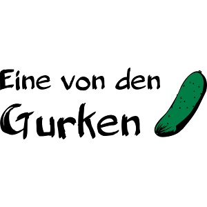 Eine von den Gurken
