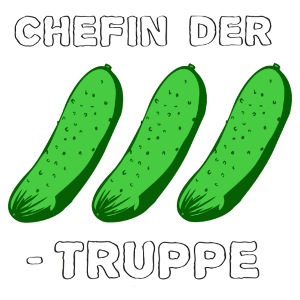 Chefin der Gurkentruppe