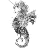 Unicorn seahorse