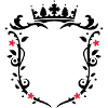 un blason avec une couronne