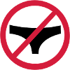 No underwear