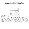 Mann perfekt Trecker