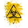 Biohazard – bleached grungy look