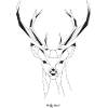 Cerf origami