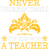 NEVER UNDERESTIMATE A TEACHER!