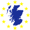 Scotland Map in EU Stars