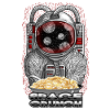 Space crunch astronaut