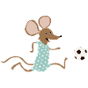 Maus spielt Fussball
