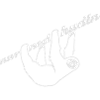 Faultier - weiß