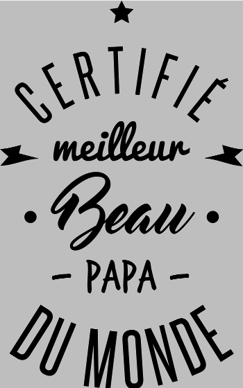 T-shirt Meilleur Beau-Papa du Monde