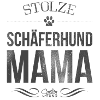 Stolze Schäferhund-Mama