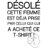 desole femme prise