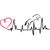 Heartbeat Herzschlag Springpferd