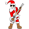 Rock Santa Claus