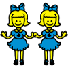 Twin sisters