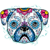 Puppy Sugar Skull