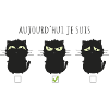 Aujourd'hui chat énervé