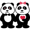 COUPLES PANDA