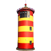 Pilsumer Leuchtturm freigestellt