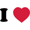 I Love (à personnaliser)
