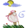 Schaf im Wind
