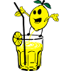 Lemon peeled lemonade