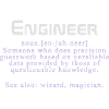 Meaning of an engineer