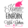 Komm Einhorn, wir gehen