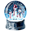 Weihnachten Schneekugel