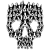 Boston Terrier dog sugar skull