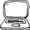Laptop,Computer,Anzeige,Internet,digital,tragbar
