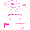 Friseurin Frisörin Haare