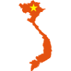 Silhouette-drapeau vietnam