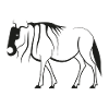 Piktogramm Gnu