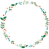 An evergreen wreath