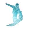 Eis Snowboarder
