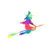 Bunte Hexe