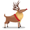 Renne de Noël