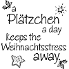 Plätzchen Weihnachtsstreß