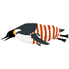 Pinguin im Badeanzug