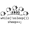 while! asleep