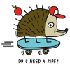 Skater Igel by cheslo