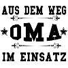 Oma in Einsatz