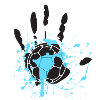 Blue Hand large